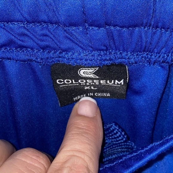 University of Delaware Men’s Blue and Gold Mesh Basketball Shorts - Picture 4 of 10